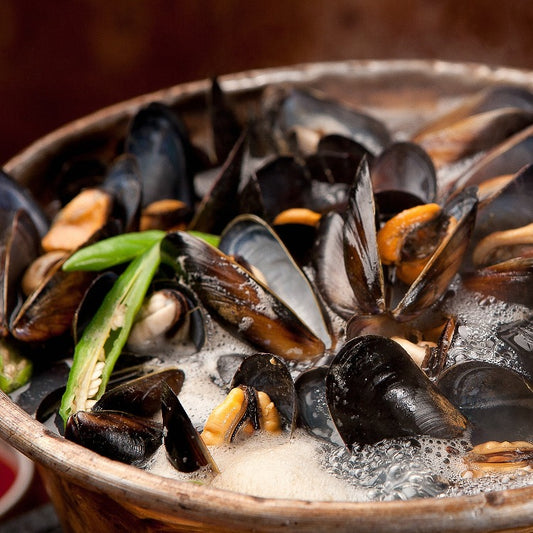 Mussels-Blue Whole with Natural Broth