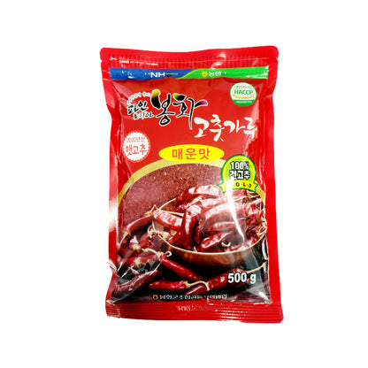 Bonghwa Red Pepper Powder - Regular/Spicy 500g