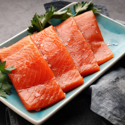 Salmon-Sockeye Portion Cut