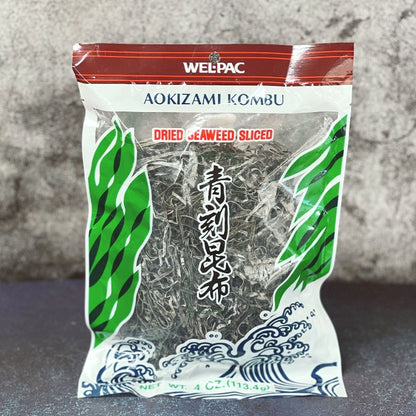 Wel-Pac Aokizami Kombu Sliced Dried Seaweed Packaging